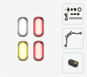 4x Bike Light Mini Bundle