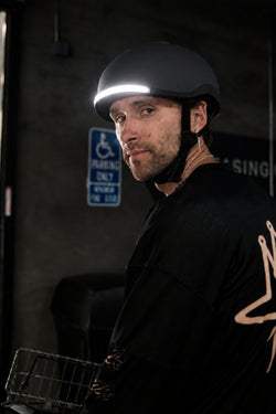 Lumos Nyxel Smart  Bike Helmet — Black — standard