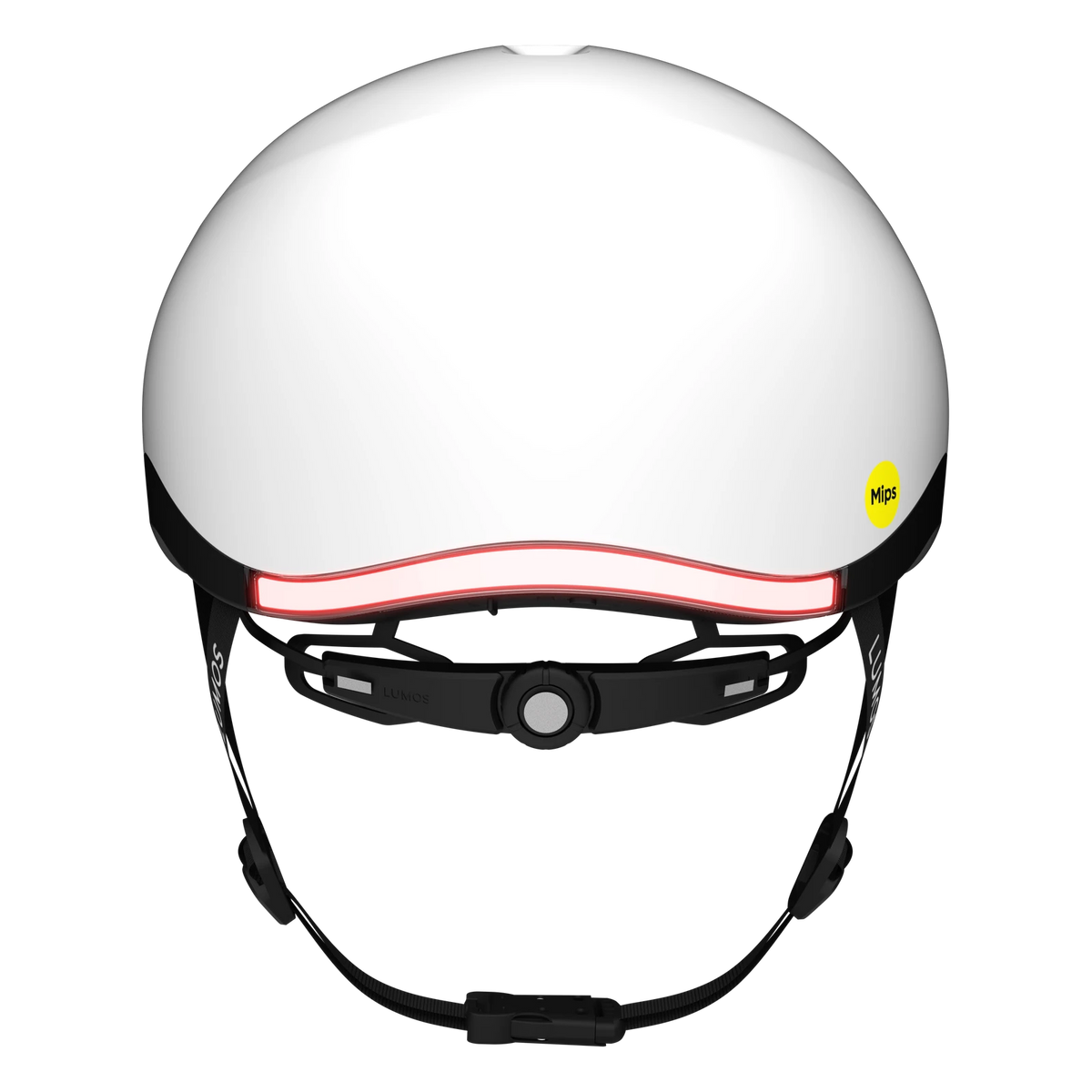 Lumos Nyxel Smart  Bike Helmet — White — mips